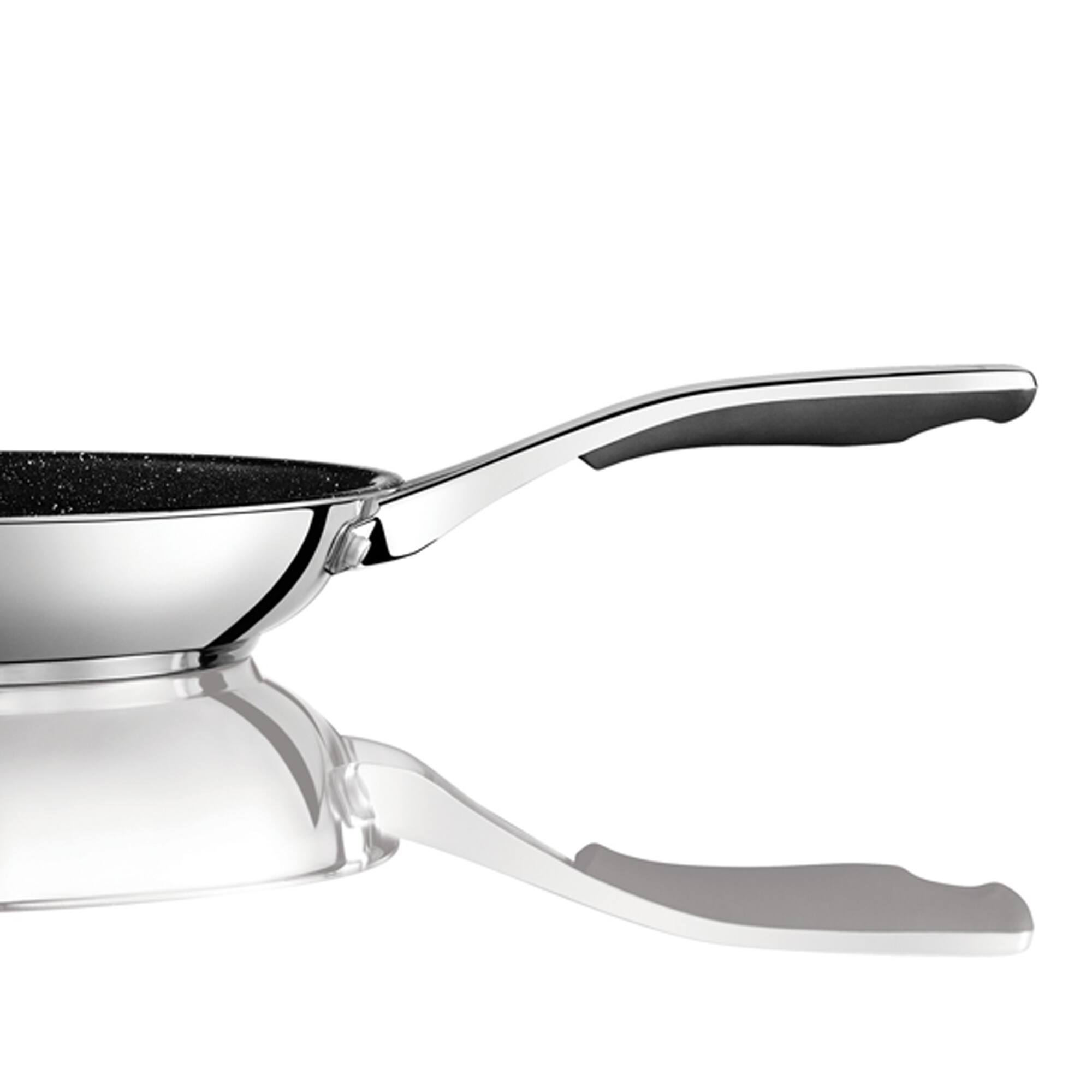 Starfrit 11" Stainless Steel Nonstick Fry Pan with Stainless Steel Handle